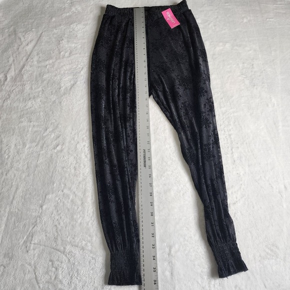 LEGGINGS PARK Sheer Pants Pull On Womens One Size - Picture 14 of 16